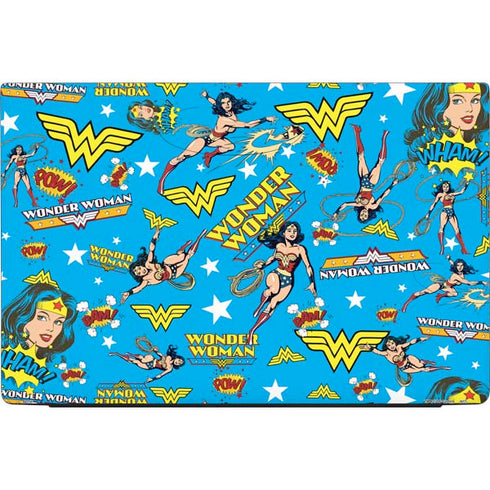 DC Comics Wonder Woman Action pose pattern Dell Vostro Skin
