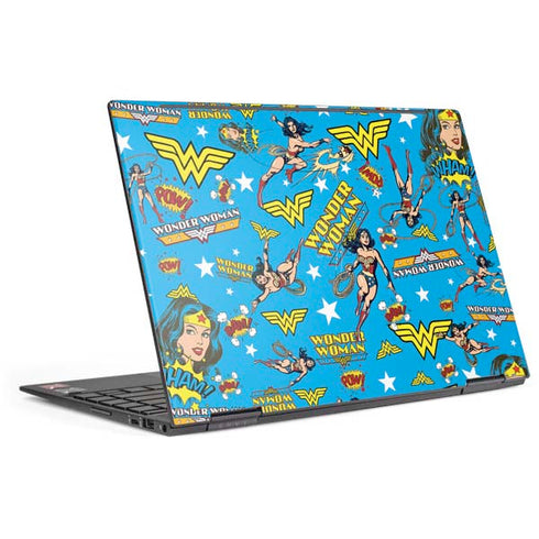 DC Comics Wonder Woman Action pose pattern HP Envy Skin