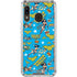 DC Comics Wonder Woman Action pose pattern Galaxy A30 Clear Case