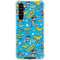 DC Comics Wonder Woman Action pose pattern Galaxy A54 5G Clear Case