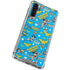 DC Comics Wonder Woman Action pose pattern Galaxy A54 5G Clear Case