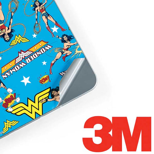 DC Comics Wonder Woman Action pose pattern Galaxy Book 12in Skin