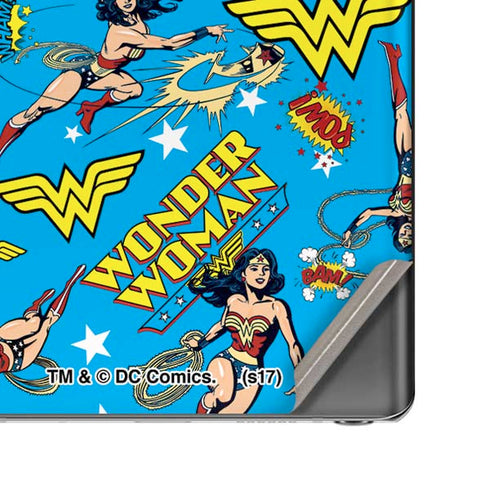 DC Comics Wonder Woman Action pose pattern Galaxy Note20 5G Skin
