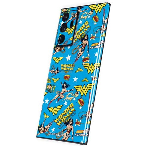 DC Comics Wonder Woman Action pose pattern Galaxy Note20 Ultra 5G Skin