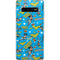 DC Comics Wonder Woman Action pose pattern Galaxy S10 Plus Skin