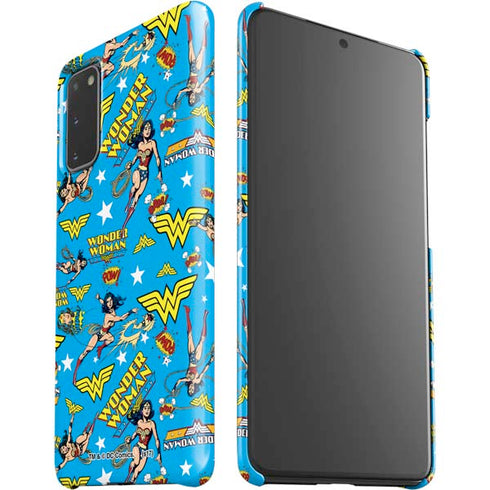 DC Comics Wonder Woman Action pose pattern Galaxy S20 Lite Case