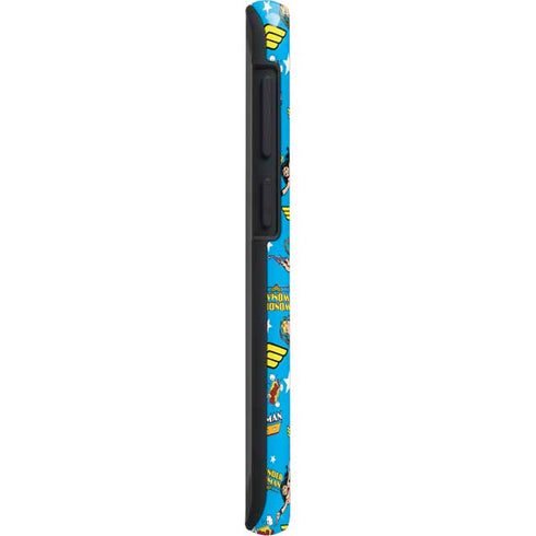 DC Comics Wonder Woman Action pose pattern Galaxy S20 Plus Pro Case