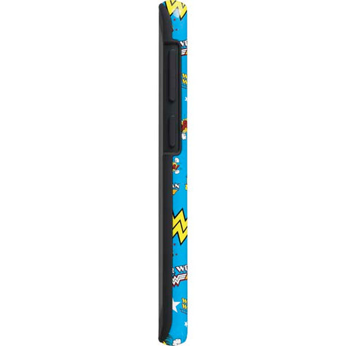 DC Comics Wonder Woman Action pose pattern Galaxy S20 Ultra 5G Pro Case