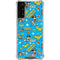 DC Comics Wonder Woman Action pose pattern Galaxy S22 Plus Clear Case