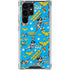 DC Comics Wonder Woman Action pose pattern Galaxy S22 Ultra Clear Case