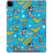 DC Comics Wonder Woman Action pose pattern iPad Pro 12.9in (2020) Clear Case