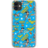 DC Comics Wonder Woman Action pose pattern iPhone 11 Clear Case