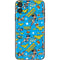 DC Comics Wonder Woman Action pose pattern iPhone 11 Skin