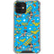 DC Comics Wonder Woman Action pose pattern iPhone 12 Clear Case