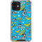 DC Comics Wonder Woman Action pose pattern iPhone 12 Mini Clear Case