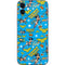 DC Comics Wonder Woman Action pose pattern iPhone 12 Mini Skin