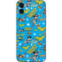 DC Comics Wonder Woman Action pose pattern iPhone 12 Mini Skin