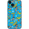 DC Comics Wonder Woman Action pose pattern iPhone 13 Mini Skin