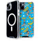 DC Comics Wonder Woman Action pose pattern iPhone 14 MagSafe Case