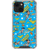 DC Comics Wonder Woman Action pose pattern iPhone 14 Plus Clear Case