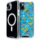 DC Comics Wonder Woman Action pose pattern iPhone 14 Plus MagSafe Case
