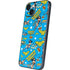 DC Comics Wonder Woman Action pose pattern iPhone 14 Plus Skin