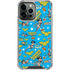DC Comics Wonder Woman Action pose pattern iPhone 14 Pro Max Clear Case