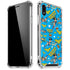 DC Comics Wonder Woman Action pose pattern iPhone XR Clear Case