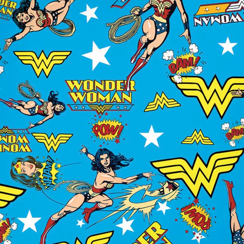DC Comics Wonder Woman Action pose pattern iPhone XR Pro Case