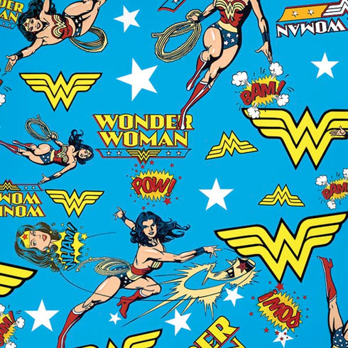 DC Comics Wonder Woman Action pose pattern iPhone XS Max Skin