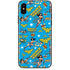 DC Comics Wonder Woman Action pose pattern iPhone XS Skin