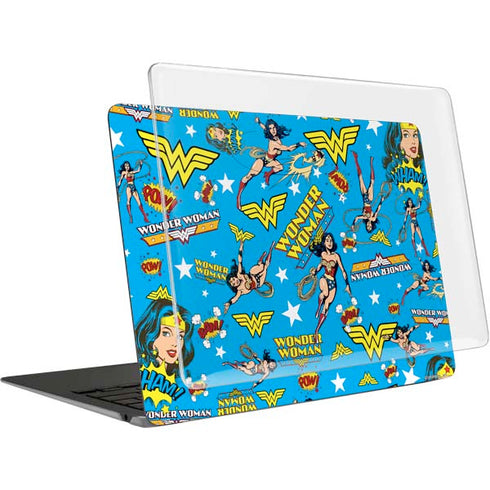 DC Comics Wonder Woman Action pose pattern MacBook Air 15in (2023-2025) Case plus Skin