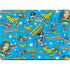 DC Comics Wonder Woman Action pose pattern MacBook Pro 14in (2021-24) Skin