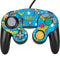 DC Comics Wonder Woman Action pose pattern Nintendo GameCube Controller Skin