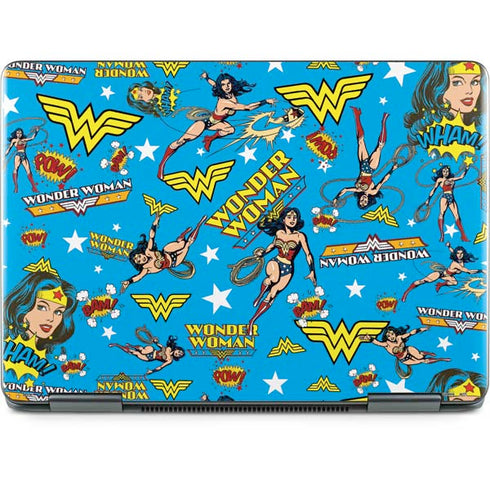 DC Comics Wonder Woman Action pose pattern Notebook 9 Pro 13in (2017) Skin