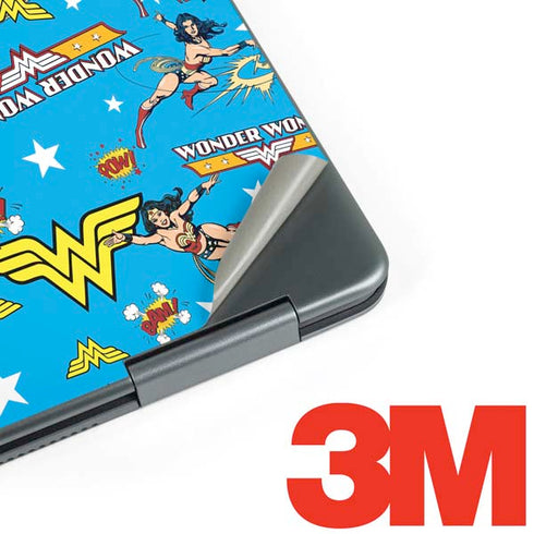 DC Comics Wonder Woman Action pose pattern Notebook 9 Pro 13in (2017) Skin