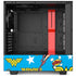 DC Comics Wonder Woman Action pose pattern NZXT H510 Compact ATX Mid-Tower Case Skin