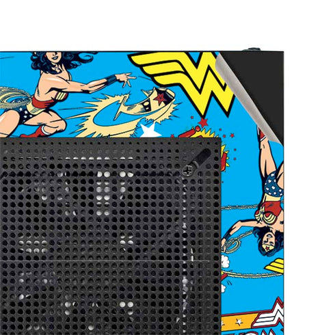 DC Comics Wonder Woman Action pose pattern NZXT H510 Compact ATX Mid-Tower Case Skin