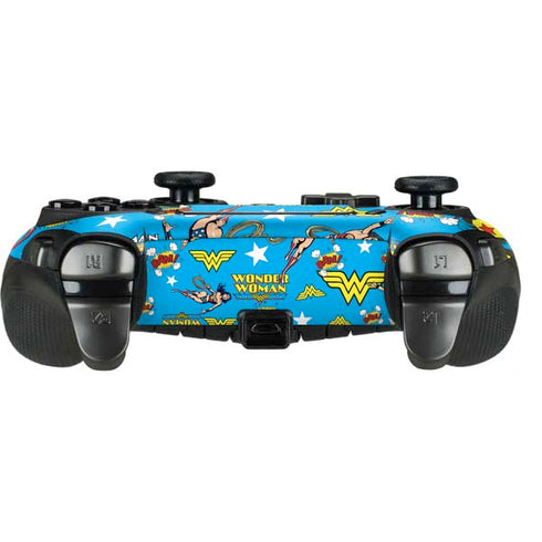 DC Comics Wonder Woman Action pose pattern PlayStation Scuf Vantage 2 Controller Skin