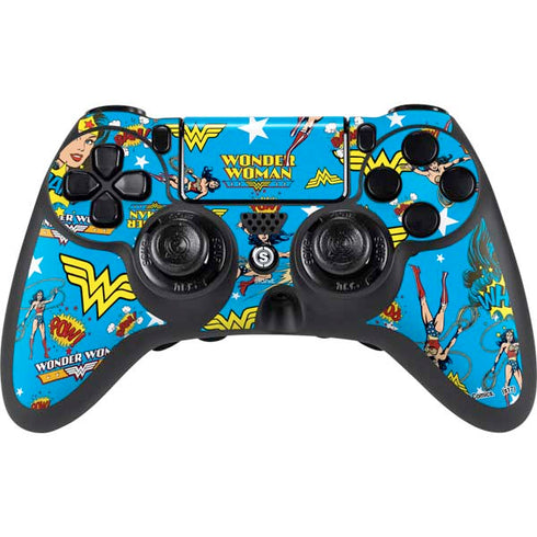 DC Comics Wonder Woman Action pose pattern PS4/PC SCUF Impact Controller Skin
