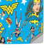 DC Comics Wonder Woman Action pose pattern PS5 Slim Disk Console Skin