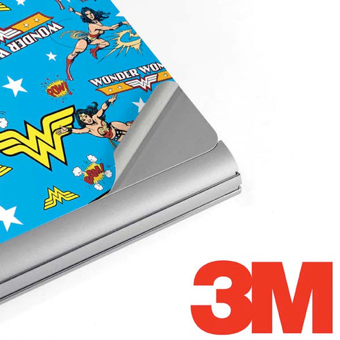 DC Comics Wonder Woman Action pose pattern Surface Book 2 13.5in Skin