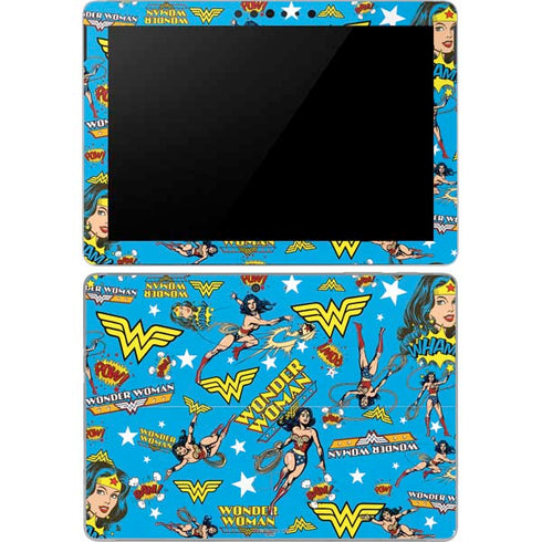 DC Comics Wonder Woman Action pose pattern Surface Go Skin