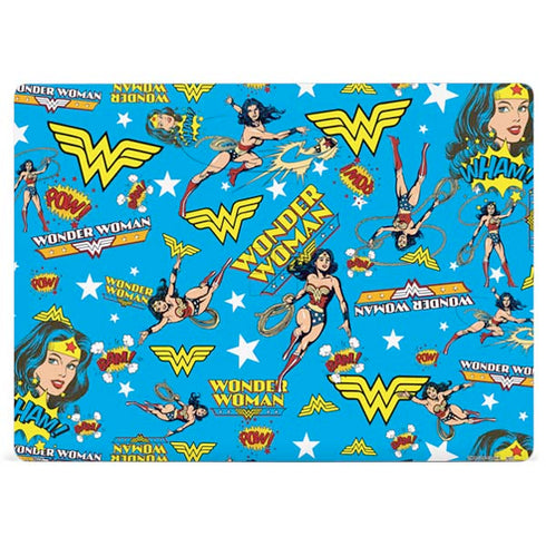 DC Comics Wonder Woman Action pose pattern Surface Laptop 2 Skin