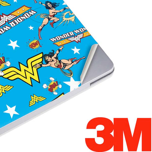 DC Comics Wonder Woman Action pose pattern Surface Laptop 2 Skin