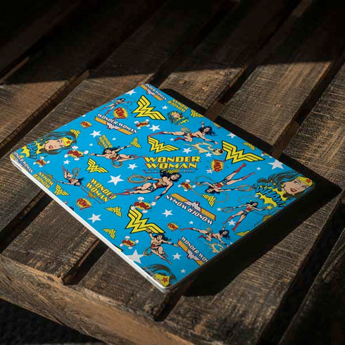 DC Comics Wonder Woman Action pose pattern Surface Laptop 2 Skin