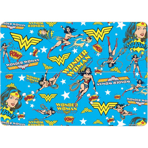 DC Comics Wonder Woman Action pose pattern Surface Laptop Studio Skin