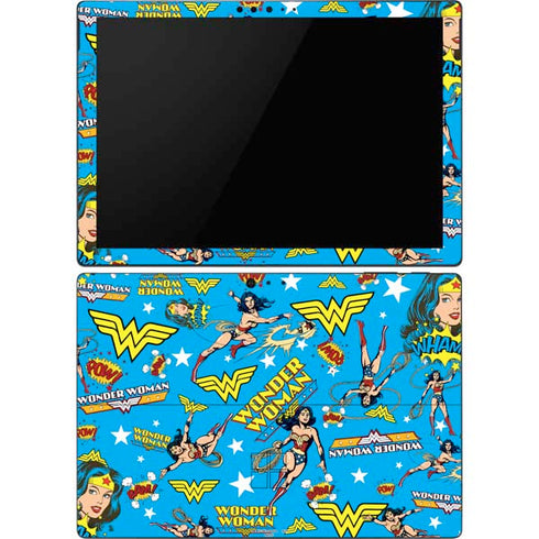 DC Comics Wonder Woman Action pose pattern Surface Pro 6 Skin
