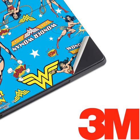 DC Comics Wonder Woman Action pose pattern Surface Pro 6 Skin
