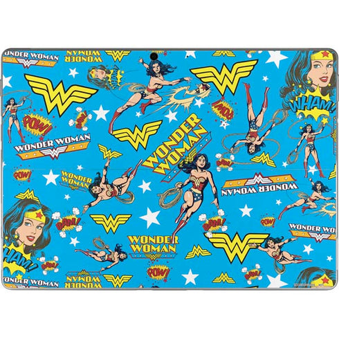 DC Comics Wonder Woman Action pose pattern Surface Pro 8 Skin